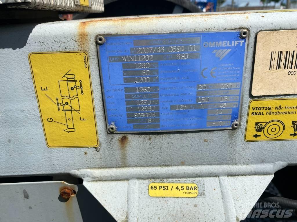 Omme Mini 12 EBJ Aanhanger hoogwerkers