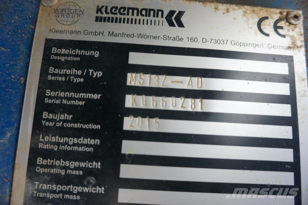Kleemann MS 13 Z Mobiele zeefinstallaties