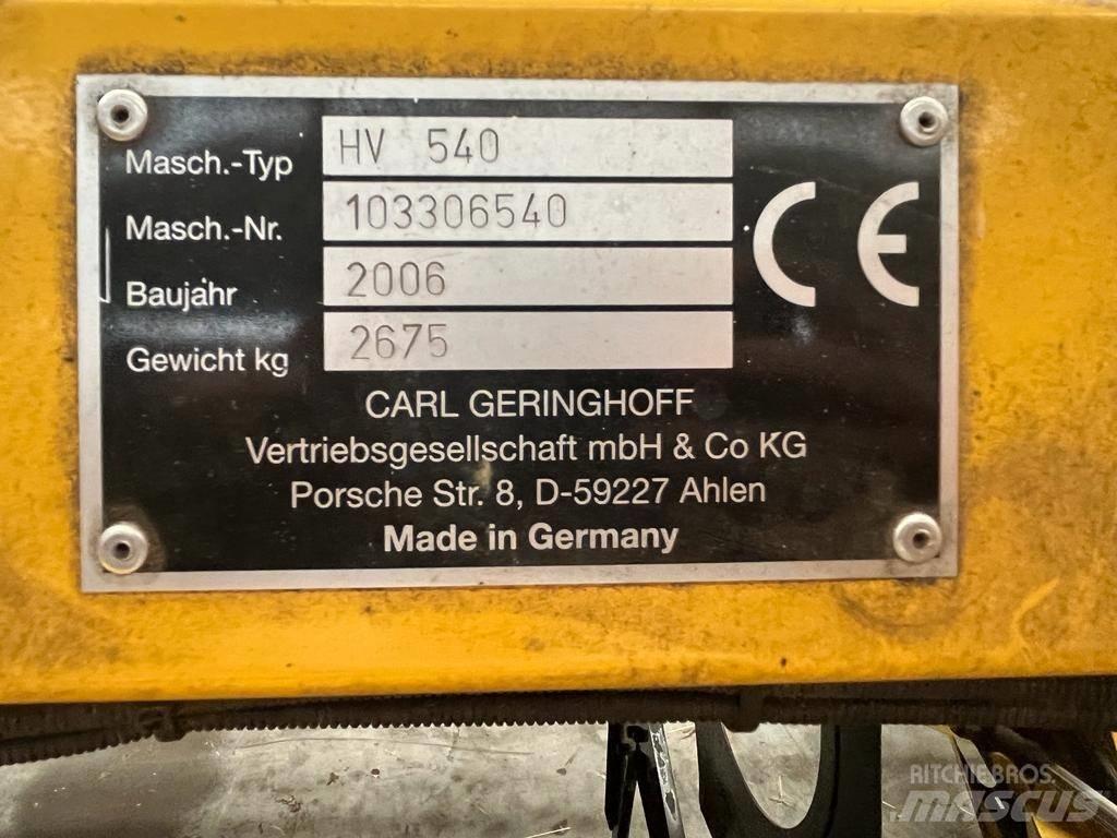 Geringhoff HV 540 Maaidorser aanbouwdelen