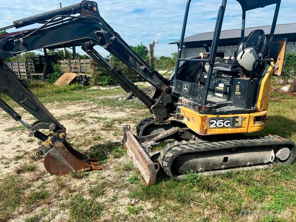 John Deere 26G Minigraafmachines < 7t