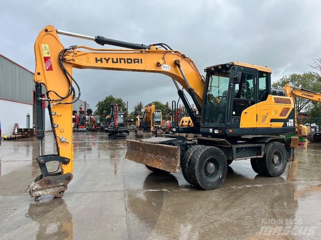 Hyundai HW140 Wielgraafmachines