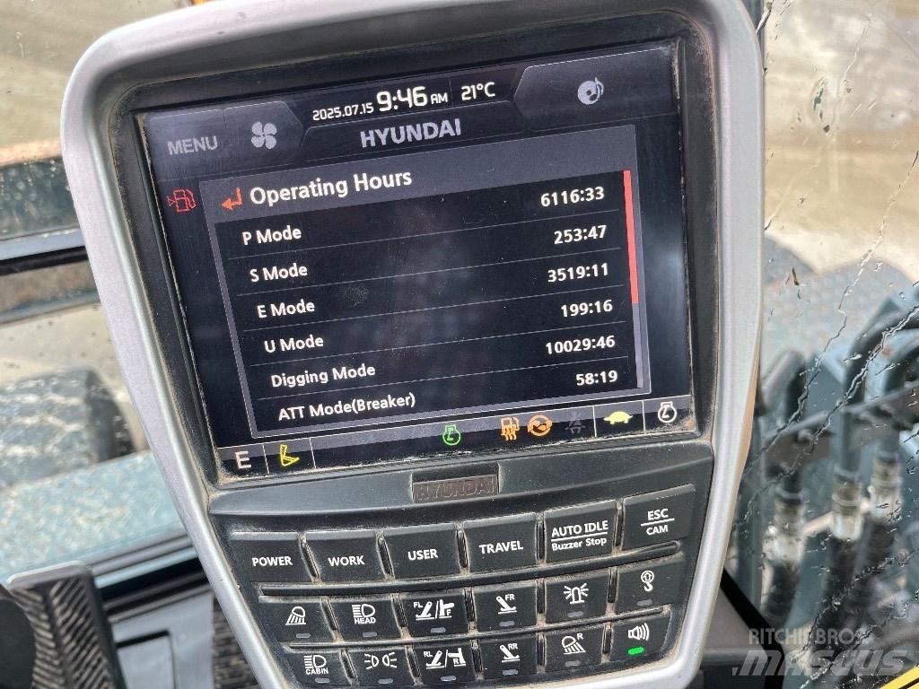 Hyundai HW140 Wielgraafmachines