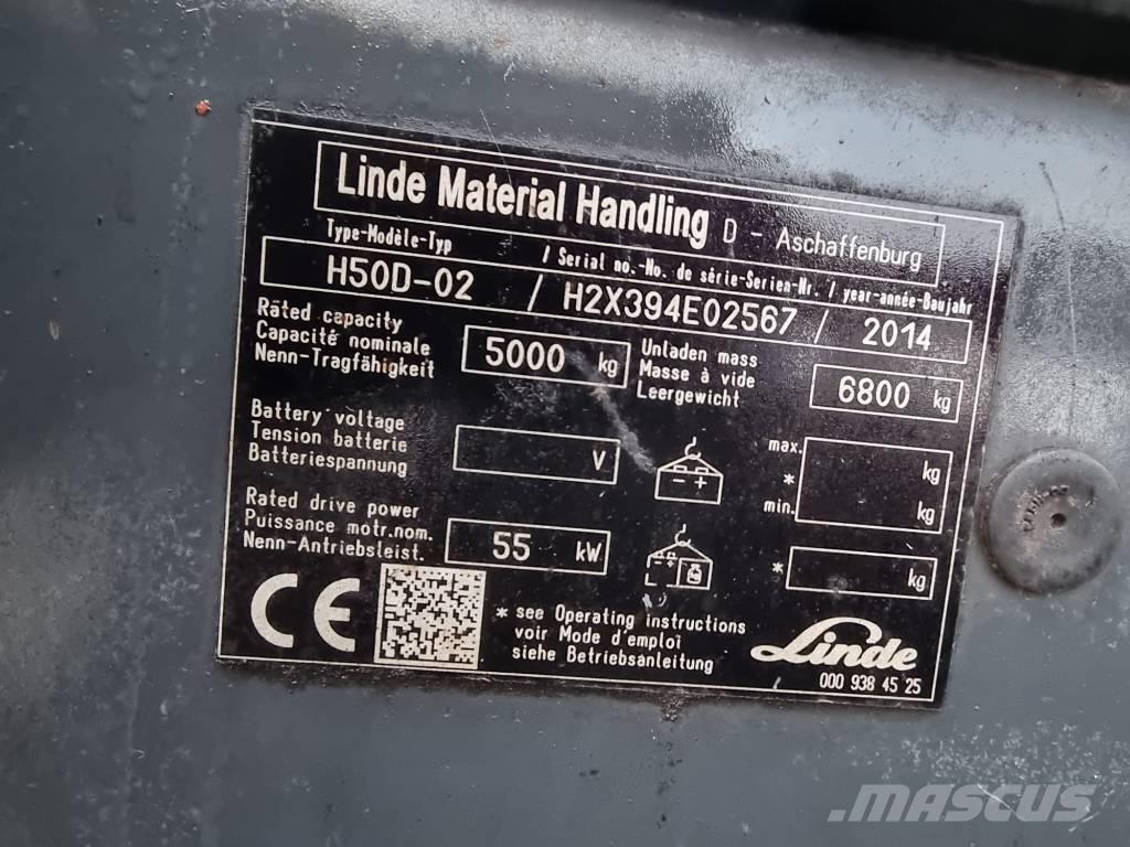 Linde H 50 D Diesel heftrucks