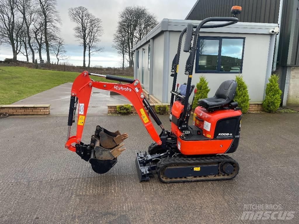 Kubota K008-5 Minigraafmachines < 7t
