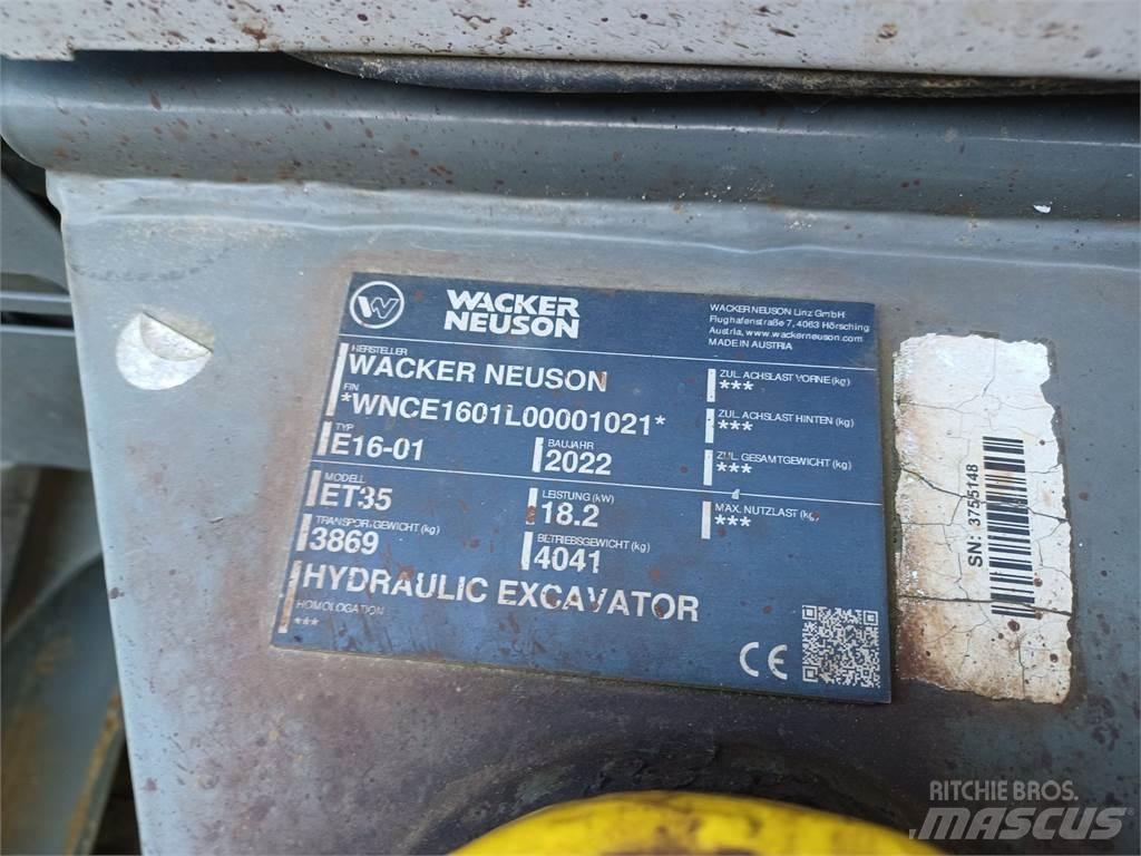 Wacker Neuson ET35 Rupsgraafmachines