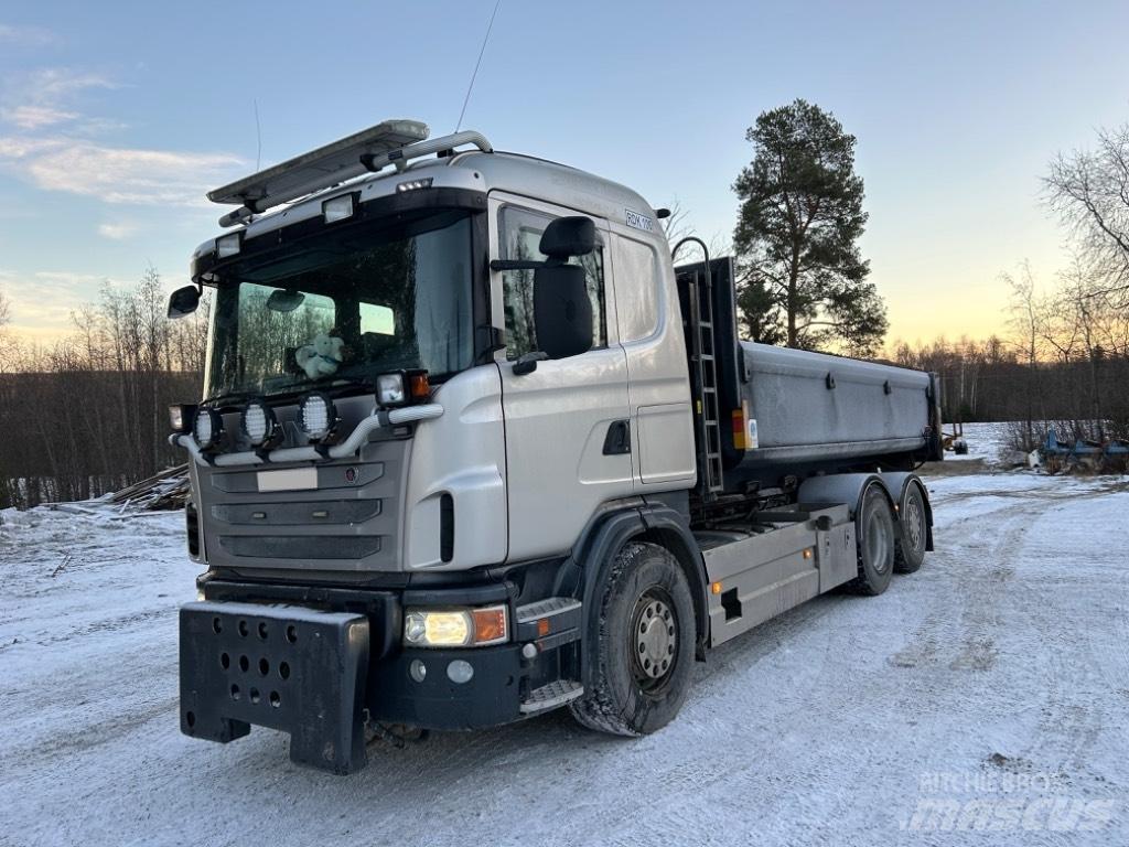 Scania G 480 Vrachtwagen met containersysteem
