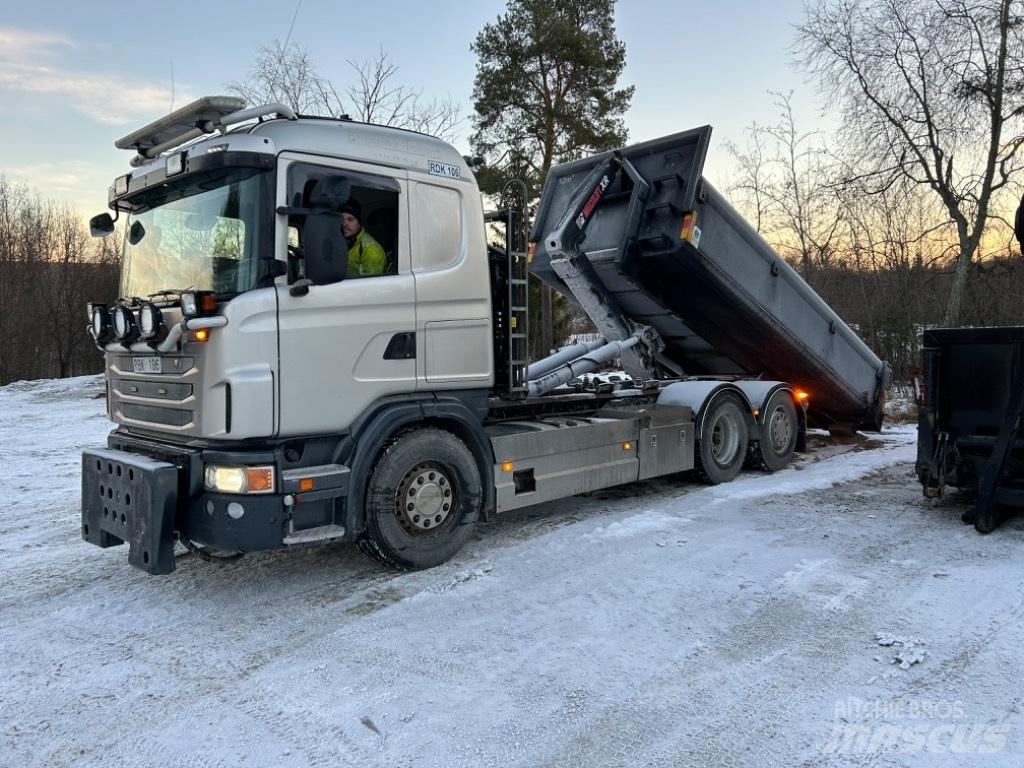 Scania G 480 Vrachtwagen met containersysteem