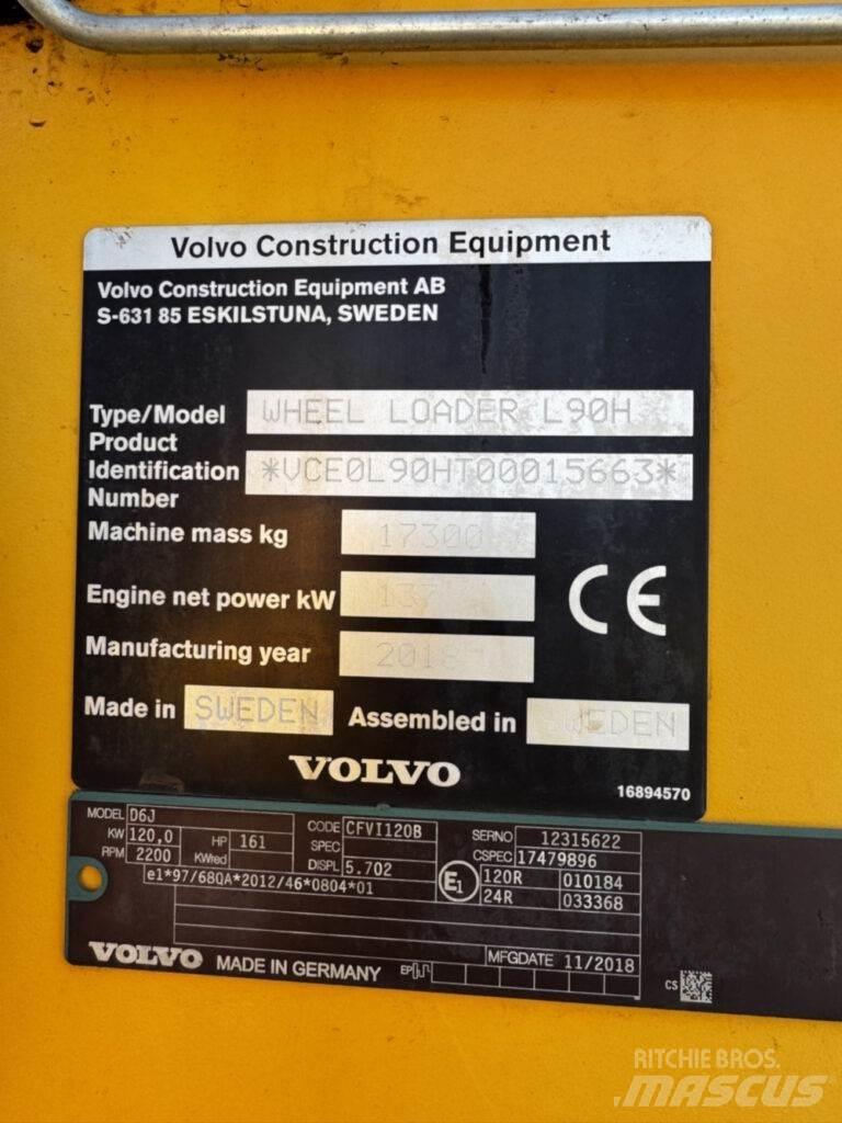 Volvo L90H Wielladers