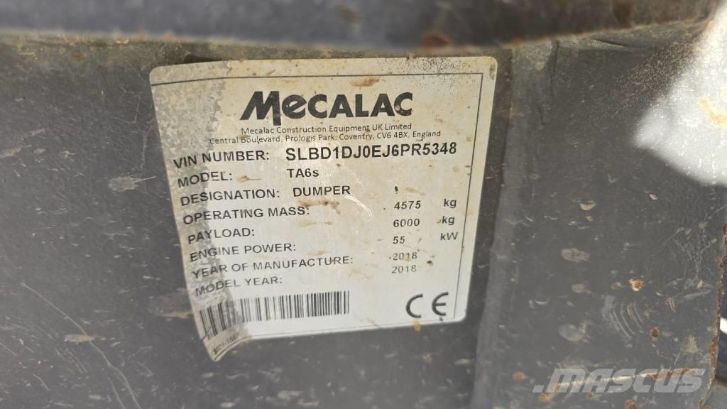 Mecalac TA 6 S Knik dumptrucks