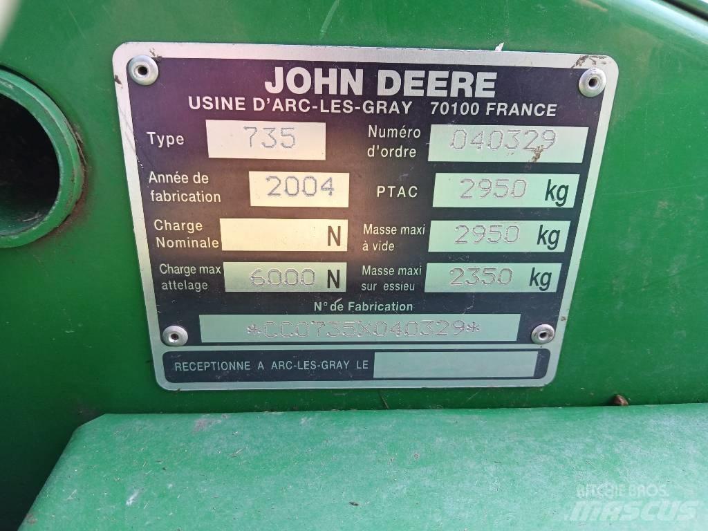 John Deere 735 Maaikneuzers