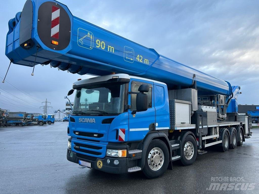 Scania P 450 Auto hoogwerkers