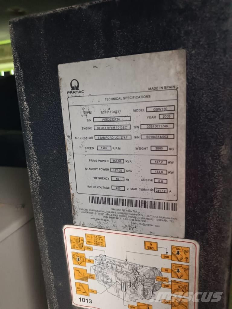 Pramac GSW 160 Diesel generatoren