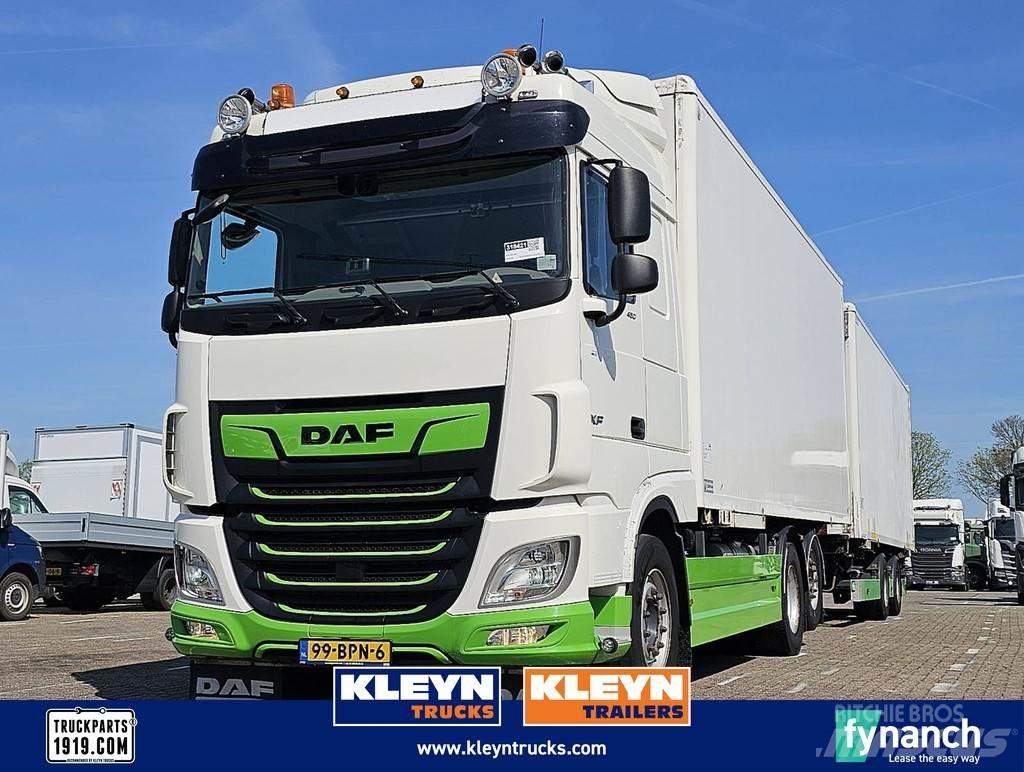 DAF XF 480 FAR Bakwagens met gesloten opbouw
