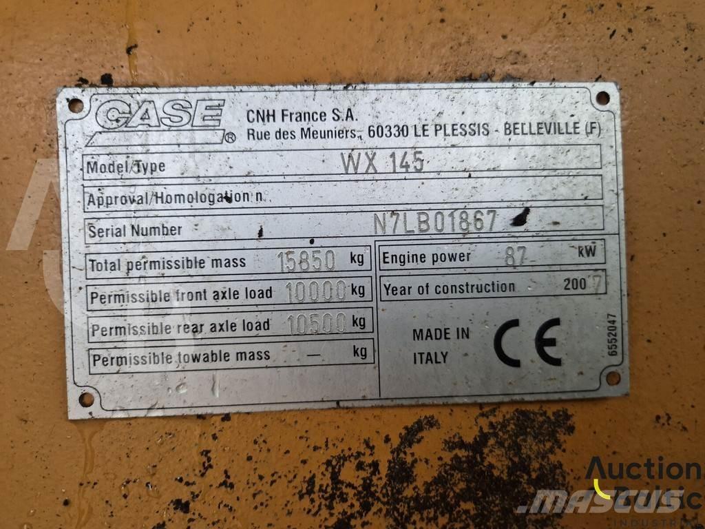 CASE WX 145 Wielgraafmachines