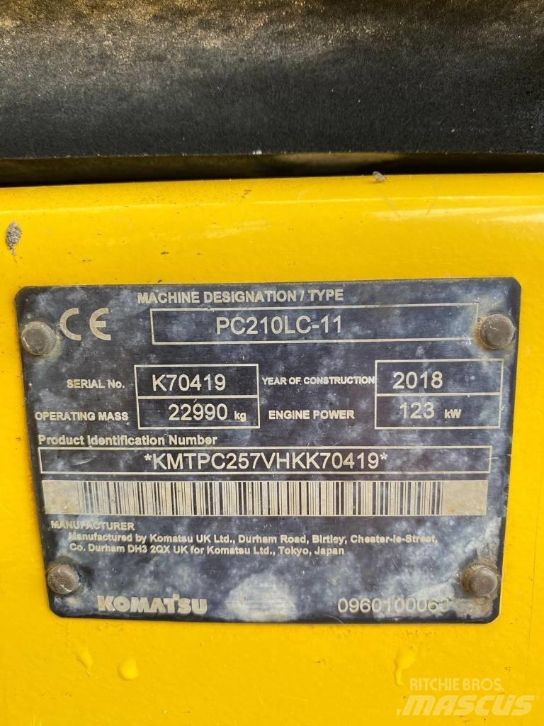 Komatsu PC 210 LC Rupsgraafmachines
