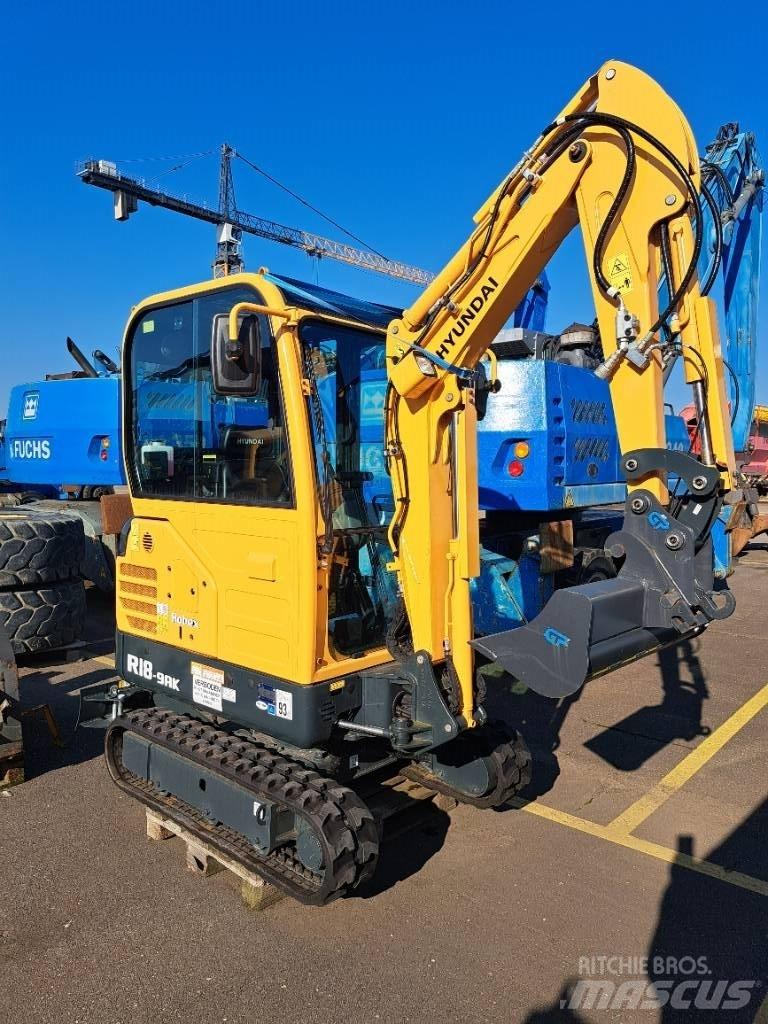 Hyundai R18-9AK Minigraafmachines < 7t