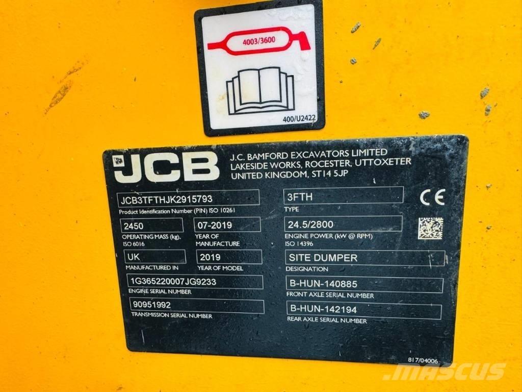 JCB 3 FTH Mini Dumpers