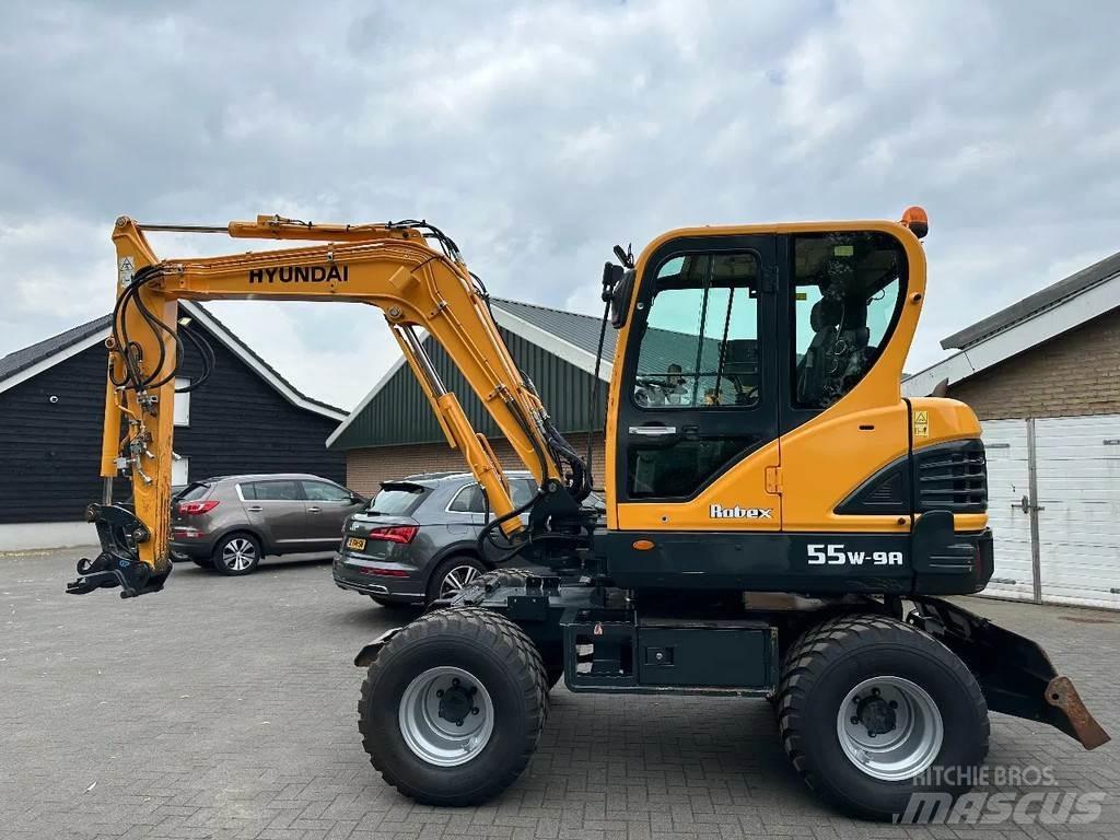 Hyundai 55W-9A Wielgraafmachines