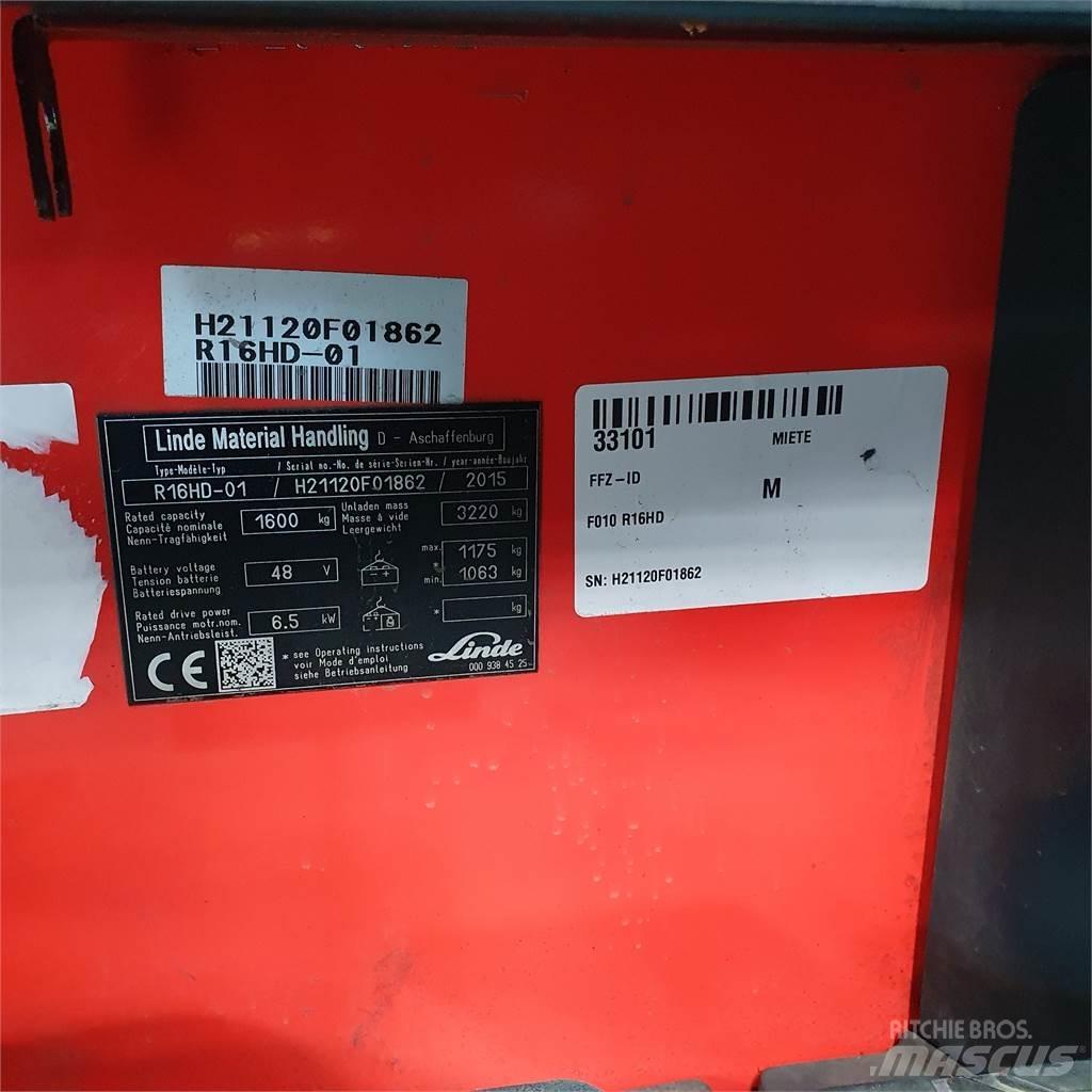 Linde R16HD Reachtruck voor hoog niveau