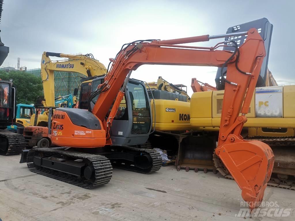 Hitachi ZX 75 Rupsgraafmachines