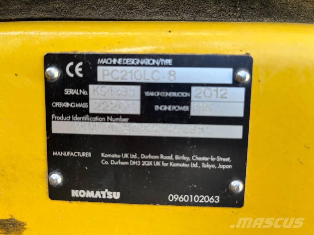 Komatsu PC 210 LC-8 Rupsgraafmachines