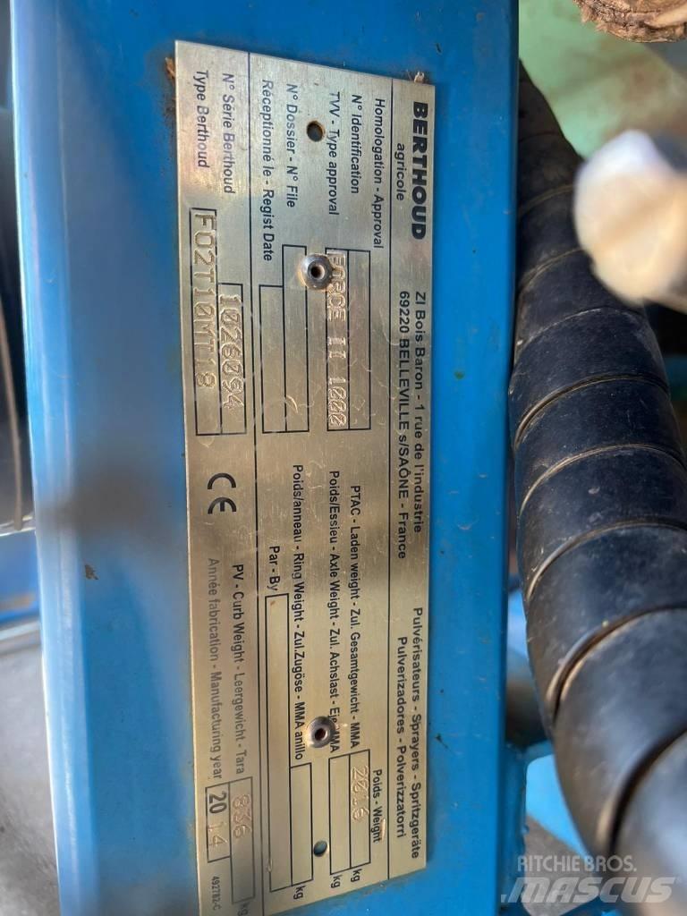 Berthoud Force 1000 Getrokken spuitmachines