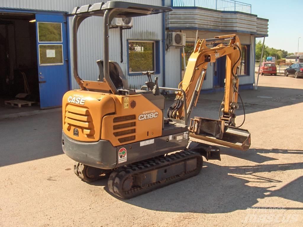 CASE CX 18 Minigraafmachines < 7t