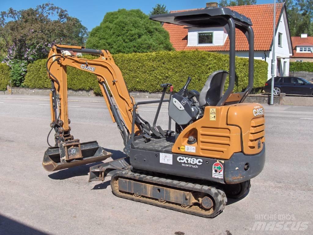 CASE CX 18 Minigraafmachines < 7t