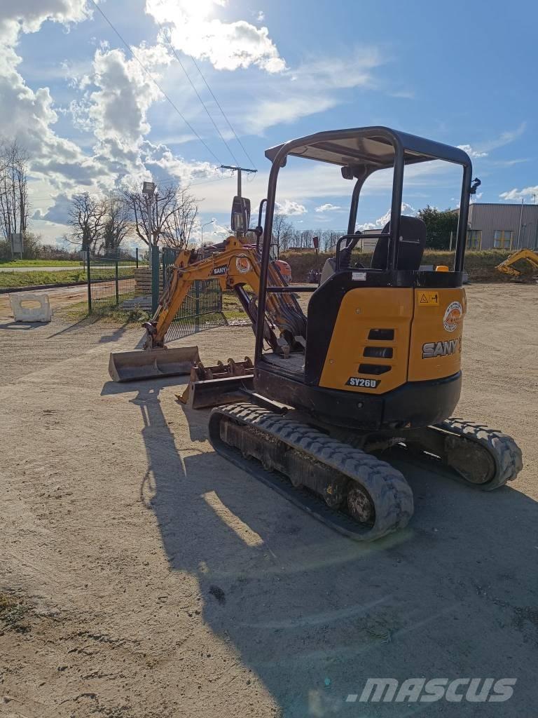 Sany SY 26 U Minigraafmachines < 7t