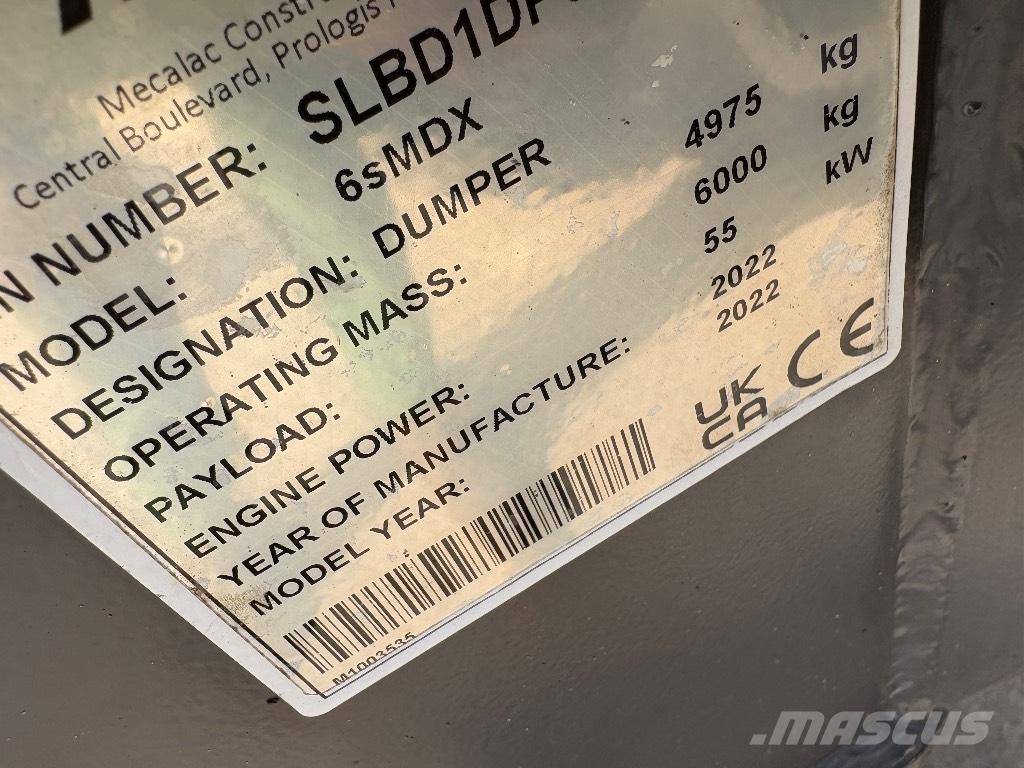 Mecalac 6 SMDX Mini Dumpers