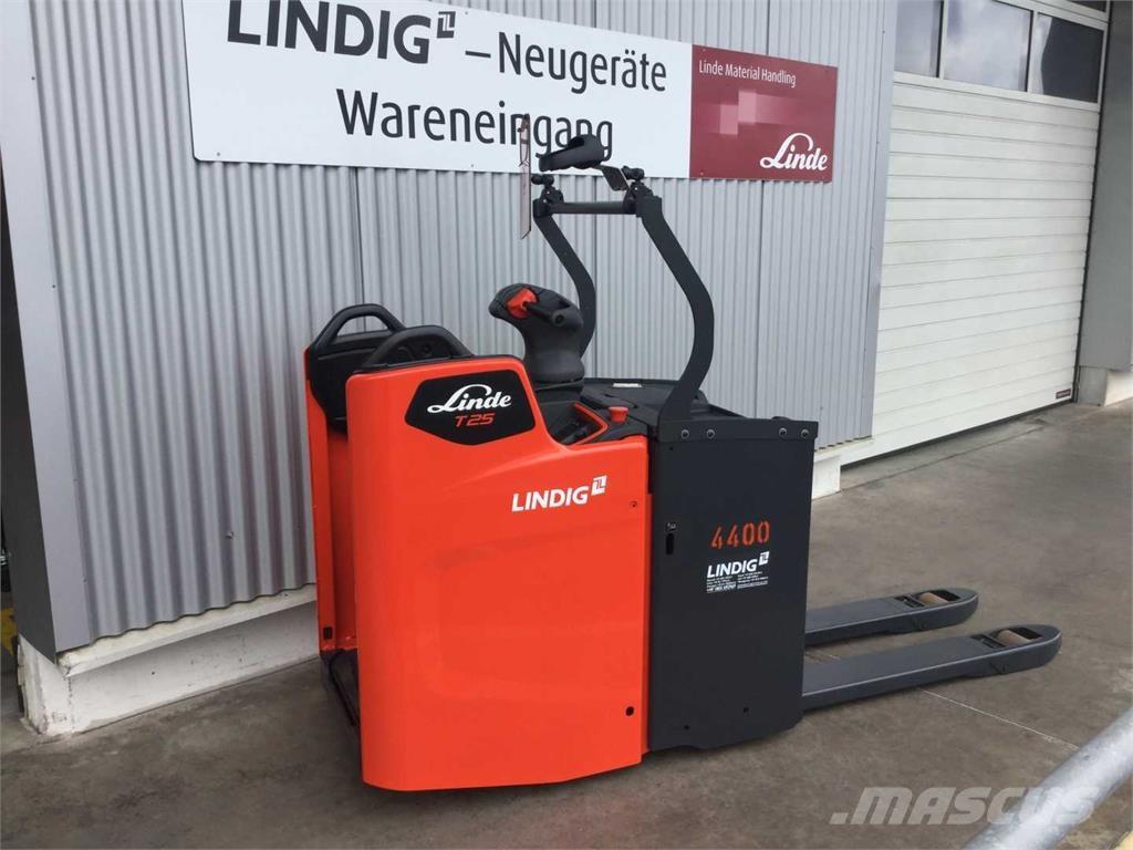 Linde T25FP Meerij pallettruck met platform