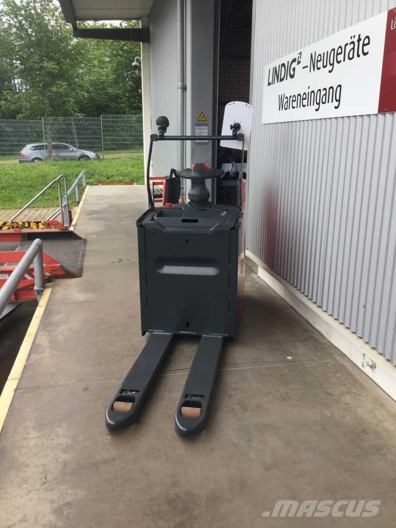 Linde T25FP Meerij pallettruck met platform