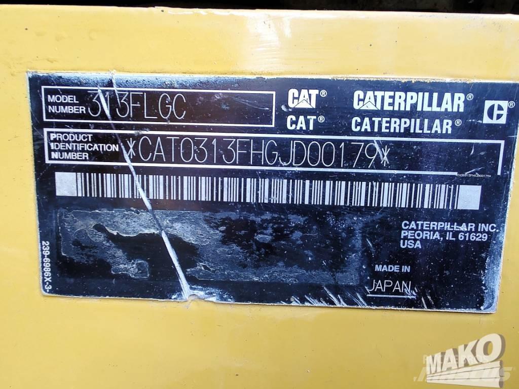 CAT 313 Rupsgraafmachines
