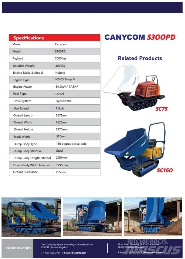 Canycom s300 Rupsdumpers