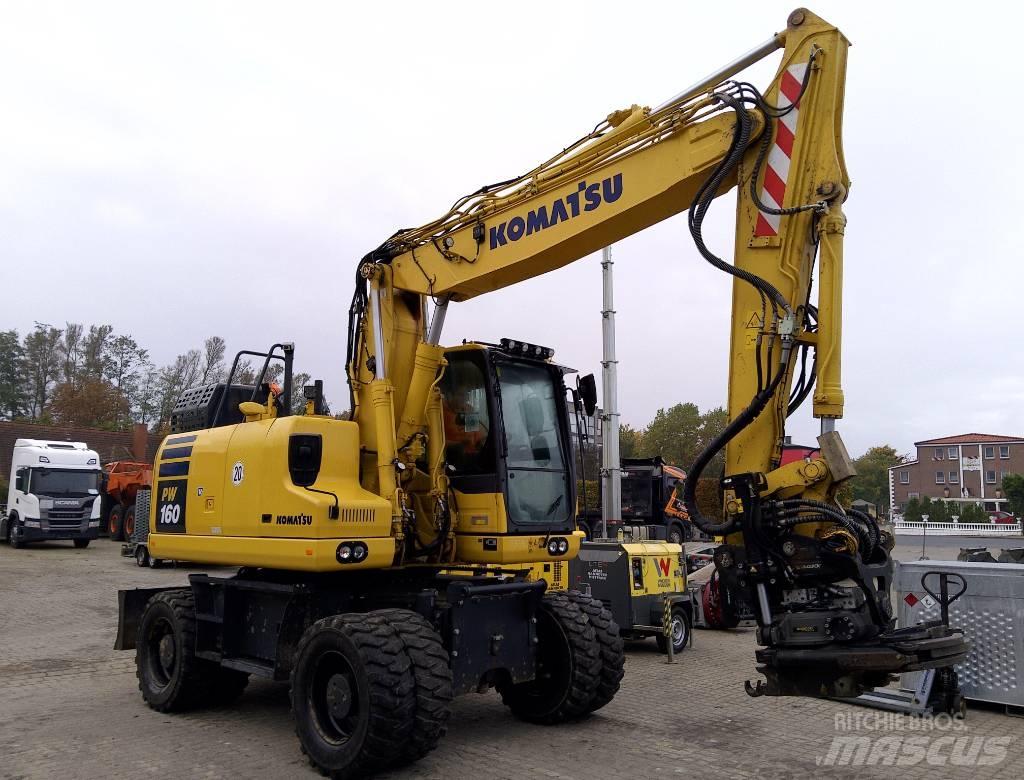 Komatsu PW160-11 Wielgraafmachines
