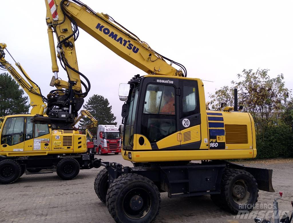 Komatsu PW160-11 Wielgraafmachines