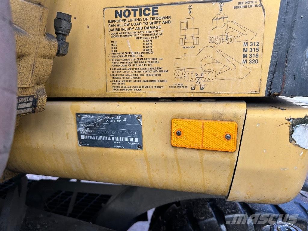 CAT M312 Wielladers