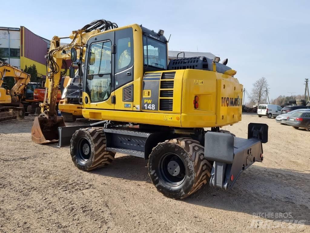 Komatsu PW 148-8 Wielgraafmachines