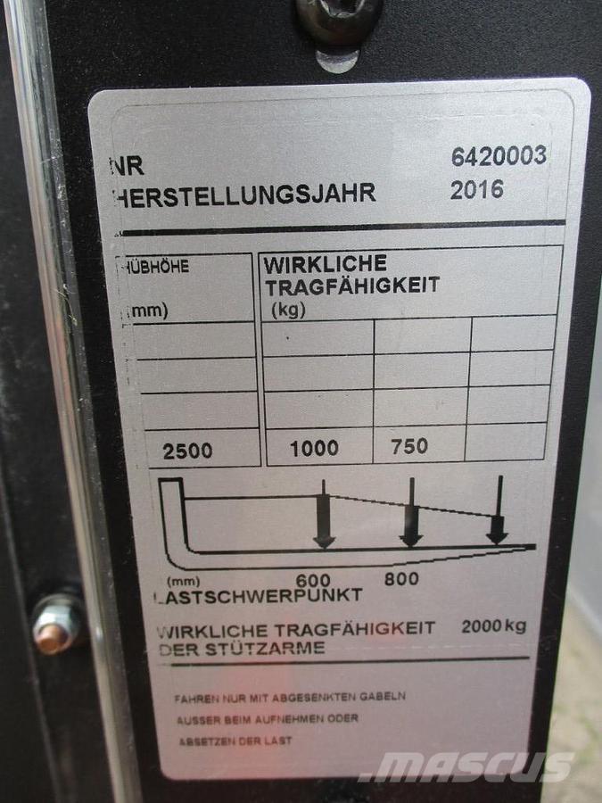 BT SPE200D Meerij pallettruck met platform