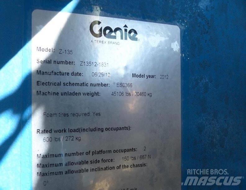 Genie Z135 Knikarmhoogwerkers
