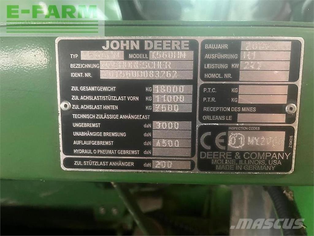 John Deere t560 hm Maaidorsmachines