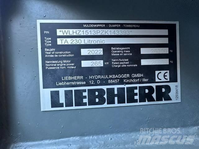 Liebherr TA 230 Knik dumptrucks