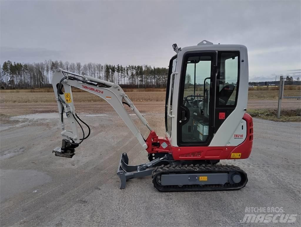 Takeuchi TB 216 Minigraafmachines < 7t