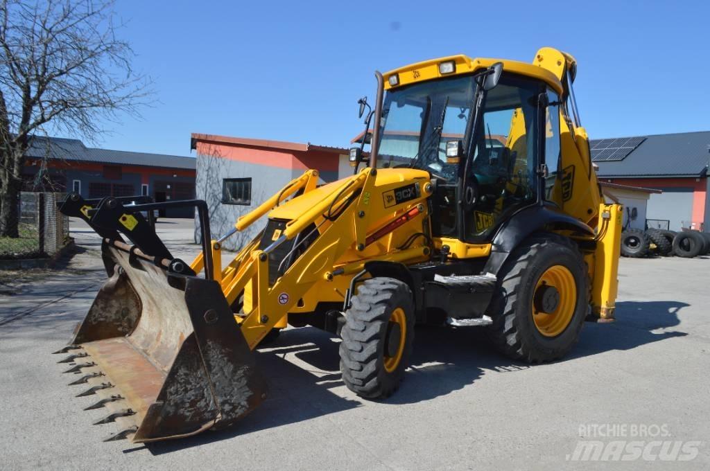 JCB 3 CX Graaf-laadcombinaties