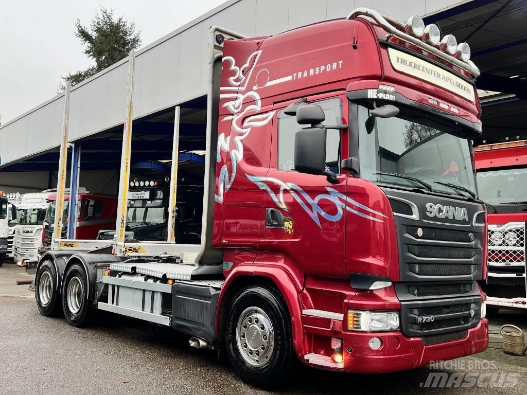 Scania R730 V8 Hout-Bakwagens