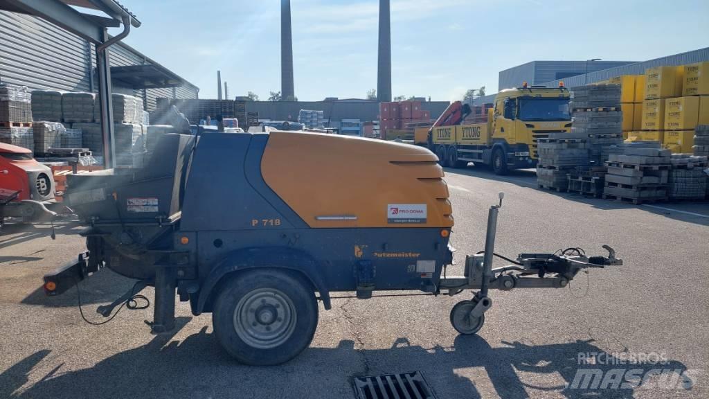 Putzmeister P 718 TD Betonpomptrucks