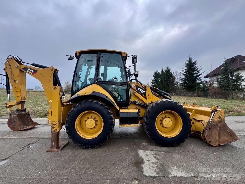 CAT 444F, JOYSTICK Graaf-laadcombinaties