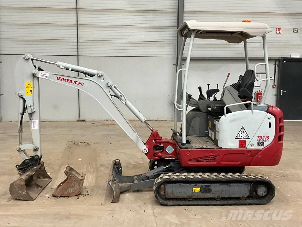 Takeuchi TB 216 Minigraafmachines < 7t