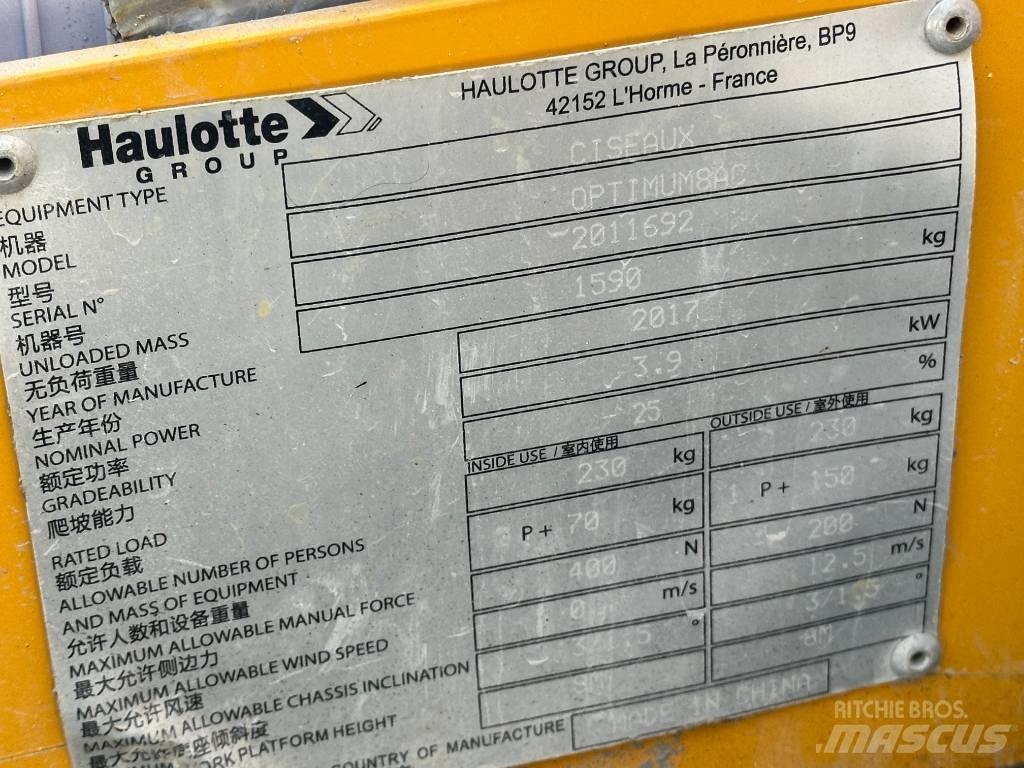 Haulotte OPTIMUM 8 Schaarhoogwerkers
