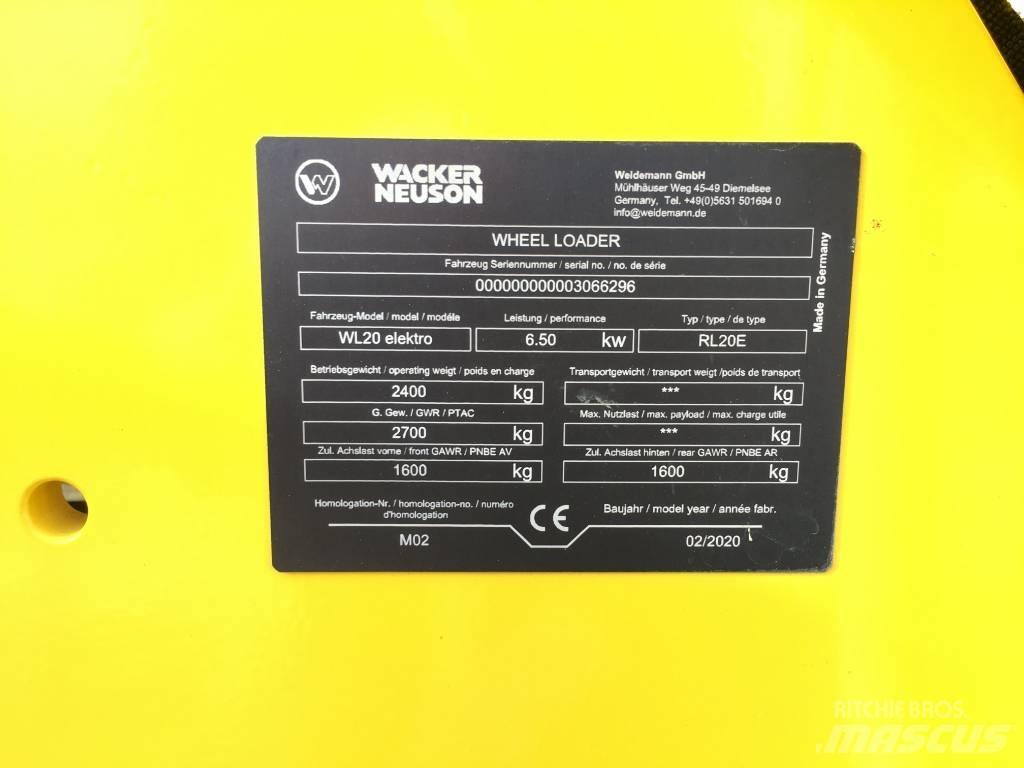 Wacker Neuson WL20e Wielladers